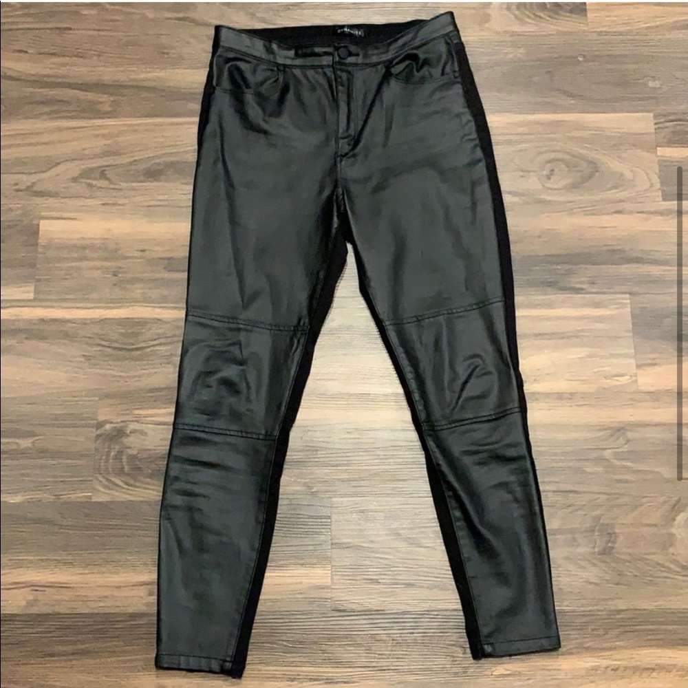 Black Leather Pants - Picture 2 of 6